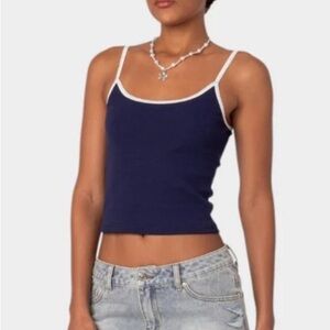Edikted Navy Tank Top M